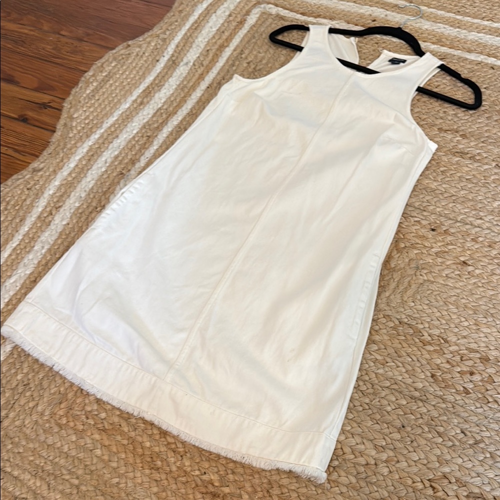 J. Crew White denim dress 0